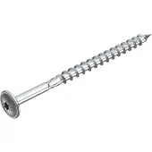 Obo Bettermann OBO 3498134 Tellerkopfschraube für Holzbauteile 6x100 Stahl galvanisch verzinkt HT 6x100 TD - 100 Stück