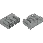 Wago 770-854/011-000/062-000 Stecker für Leiterplatten,abgewinkelt,4-polig,grau 770854011000062000 - 50 Stück