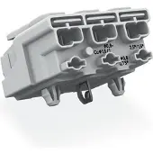 Wago 294-5153 Netzanschlussklemme mit PE-Direktkontakt mit RastfüÃen 1-PE-N 3-po