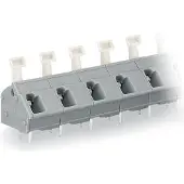 Wago 256-616 Leiterplattenklemme,Drücker,2,5 mm2,grau 256616 - 5 Stück