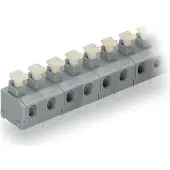 Wago 235-505/331-000 Leiterplattenklemme,Drücker,1,5 mm2,grau 235505331000 - 30 Stück