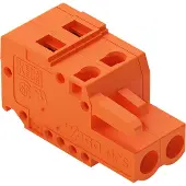 Wago 231-313/026-000 1-Leiter-Federleiste,CAGE CLAMP,2,5 mm2,orange 231313026000 - 25 Stück