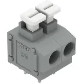 Wago 235-406/331-000 Leiterplattenklemme,Drücker,1,5 mm2,grau 235406331000 - 35 Stück