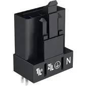 Wago 890-814 Stecker für Leiterplatten,gerade,4-polig,schwarz 890814 - 50 Stück