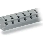 Wago 254-652 1-Leiter-Klemmenleiste für Leiterplatten 0,5-2,5 qmm grau