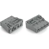 Wago 770-754/064-000 Snap-In-Stecker,4-polig,Kod. B,grau 770754064000 - 100 Stück
