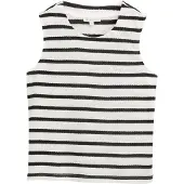 Tom Tailor Knitted Crew Neck ärmelloses T-shirt