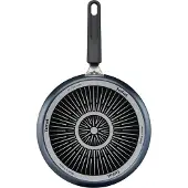 Tefal Crêpepfanne "XL Force", schwarz, B:25,8cm H:2cm L:43cm Ø:25cm, Pfannen, Crêpepfanne, Antihaft, Thermo-Signal, tiefe Form, alle Herdarten außer Induktion