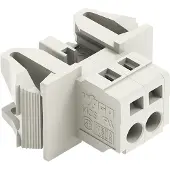 Wago 721-613/114-000 1-Leiter-Stiftleiste,CAGE CLAMP,2,5 mm2,lichtgrau 721613114000 - 25 Stück