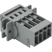 Wago 769-604/002-000 1-Leiter-Stiftleiste,CAGE CLAMP,4 mm2,grau 769604002000 - 50 Stück