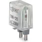 Wago 788-124 Zubehör für Relaismodule,Betriebsanzeige rot,Betriebsnennspannung AC 115 V 788124 - 25 Stück