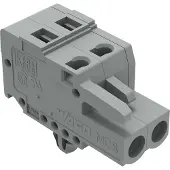 Wago 231-110/008-000 1-Leiter-Federleiste,CAGE CLAMP,2,5 mm2,grau 231110008000 - 50 Stück