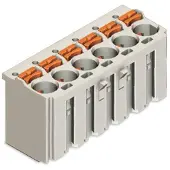 Wago 2092-1128/000-5000 1-Leiter-Federleiste,Drücker,Push-in CAGE CLAMP,lichtgrau 209211280005000 - 100 Stück