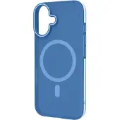 Celly Magsuit MagSafe kompatible Hülle iPhone 16 halbtransparent Blau