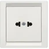 Siemens 5UB1368 DELTA style Steckdose amerik. Standard m. Mittenschutzkontakt, erh. Berührungsschutz, titanweiß