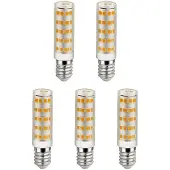 Avide LED-Röhrenlampe E14 4,2W 220-240V 3000K 450lm LED-Lampe 5 Stück