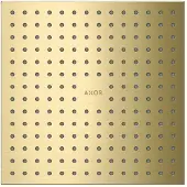 Hansgrohe AXOR ShowerSolutions Kopfbrause 250/250 2-jet, Decke-Aufputz, 35313950, Farbe: Brushed Brass
