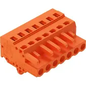 Wago 231-307/008-000 1-Leiter-Federleiste,CAGE CLAMP,2,5 mm2,orange 231307008000 - 50 Stück