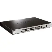 D-Link DES-3200-28, Managed, L2, Power over Ethernet (PoE), Rack-Einbau, 1U