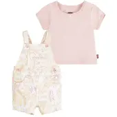 Levi's 2tlg. Outfit in Rosa/ Beige - 74
