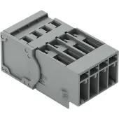Wago 769-604 1-Leiter-Stiftleiste,CAGE CLAMP,4 mm2,grau 769604 - 100 Stück