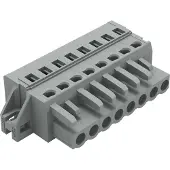 Wago 231-108/031-000 1-Leiter-Federleiste,CAGE CLAMP,2,5 mm2,grau 231108031000 - 50 Stück