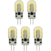 Avide G4 LED-Lampe Mini 2W 200lm 4000K neutralweiß 12V 5 Stück