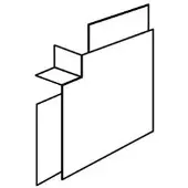 Hager M53957030 Flachwinkel PVC zu LF 30x60mm steingrau