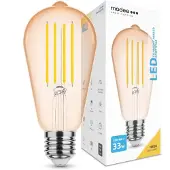 Modee Lighting E27 LED-Lampe ST64 4W 360lm 1800K extra warmweiß