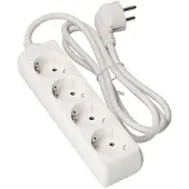 Big Buy Cooking Regleta Enchufes 4 Tomas sin Interruptor EDM 41034 Geerdet (3 m)