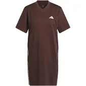 Adidas Shirtkleid SPORTSWEAR "SPORT CRAFT SHIFT", Damen, Gr. XS, N-Gr, braun (shadow braun), Obermaterial: 100% Polyester, Kleider Shirtkleid