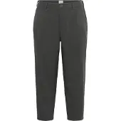 KAFFE CURVE Marlene-Hose "Damen Anzughose KCMERLA", Damen, Gr. 50, N-Gr, schwarz (schwarz oyster), Obermaterial: 64% Polyester PES. 33% Viskose CV. 3% Elasthan EL., Hosen Marlene-Hose
