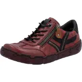 Rieker Sneaker Schnürschuh, Halbschuh, Freizeitschuh mit Ziernähte
