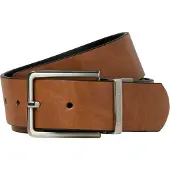 Jack & Jones Ledergürtel "JACGARDA REVERSIBLE BELT NOOS", Herren, Gr. 90, braun (cognac), Kunstfaser, unifarben, Gürtel Ledergürtel