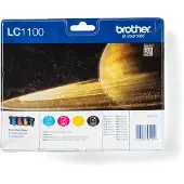 Brother LC1100VALBP, Schwarz, Cyan, Magenta, Gelb, 4 Stück(e), 450 Seiten, 325 Seiten, Multipack
