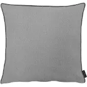 Apelt Dekokissen "Stone", grau (grau, unifarben), B:45cm H:5cm L:45cm, Leinen, Polyester, Dekokissen_Sitzkissen_Kissenhüllen, Dekokissen, inclusive Soft-Kissenfüllung 100% PES