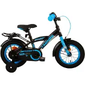 Volare Thombike Kinderfahrrad 12 Zoll, Schwarz/Gelb