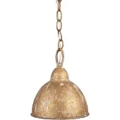 Clayre & Eef Hängelampe Ø 20x22 cm Goldfarbig Metall