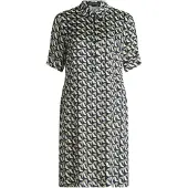 Betty Barclay Hemdblusenkleid "Hemdblusenkleid mit Aufdruck", Damen, Gr. 38, EURO, bunt (dunkelblau, grün), Obermaterial: 100% Viskose CV., Kleider Hemdblusenkleid