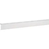 Hager SL20080229016 Sockelleistenkanal-Oberteil mit Teppichleiste PVC zu SL 20x80mm verkehrsweiß - 2 Meter