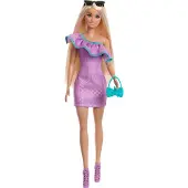 Barbie -Modepuppe mit Kleidung und Accessoires, einschließlich Partykleidern und Handtaschen (3 Outfits), Modepuppe, Weiblich, 3 Jahr(e), Mädchen, 323,9 mm, 40 g