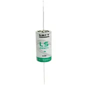 Saft LS26500 Lithium Batterie Li-SOCI2, C-Size mit axialem Draht