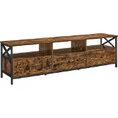 Vasagle Lowboard TV-Schrank, 3 Schubladen, Breite 178cm, Stahlgestell