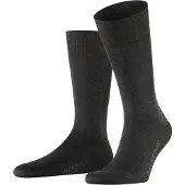 Falke Cool 24/7 Herren Socken, 41-42, Grau, Uni, Baumwolle