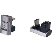 Equip USB 4 C-C U-Stecker Adapter, 40 Gbps, PD 240W, 2er-Pack, USB C, USB C, Schwarz, Grau