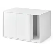 Songmics Katzenklo-Schrank, Snapsemble – superschnelle Montage – Größe 80 x 50 x 50 cm