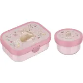Mepal Lunchbox "Obst- und Bentobox Campus (2025) 300 & 750 ml 2er Set", bunt (fairy garden), B:2cm H:2cm L:2cm, Kunststoff, Lebensmittelaufbewahrungsbehälter, Lunchbox, Spülmaschinengeeignet