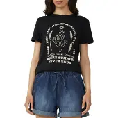 QS T-Shirt, mit Print