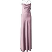 Vera Mont Abendkleid "Abendkleid mit Wasserfallausschnitt", Damen, Gr. 44, EURO, lila (powder lila), 97% Polyester PES. 3% Elasthan EL., Kleider Abendkleid