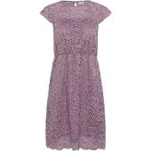 Kaffe Midikleid "Damen Kleid KAanna", Damen, Gr. L, N-Gr, rosa (wistful mauve), Obermaterial: 92% Polyamid PA. 8% Elasthan EL., Kleider Midikleid